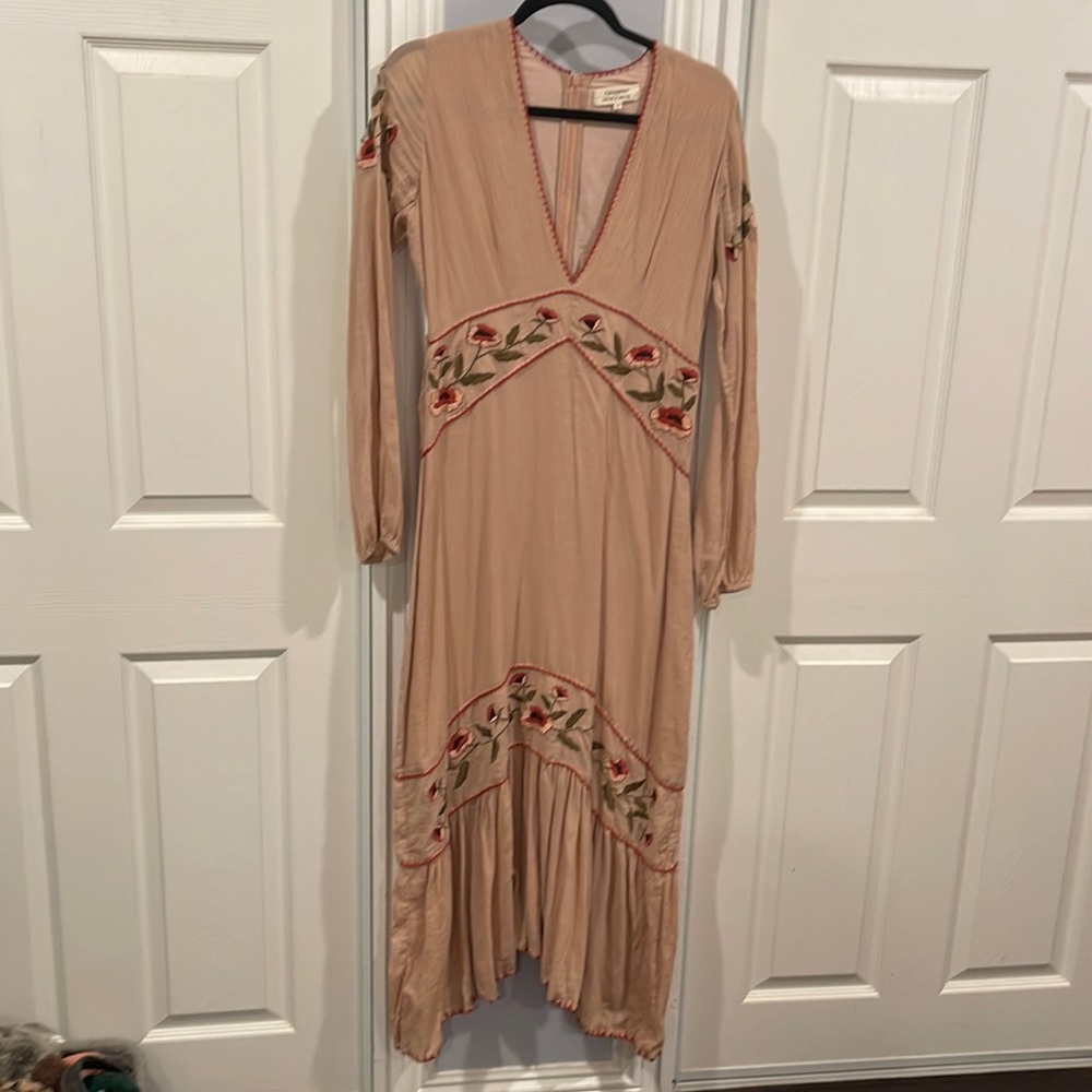 Chasing Unicorns Blush Pink Embroidered Maxi Dress - Picture 7 of 7